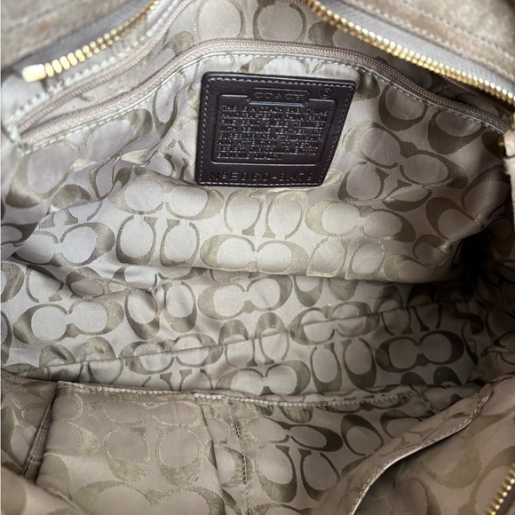 Vintage Coach Brown Suede Handbag - Picture 11 of 15